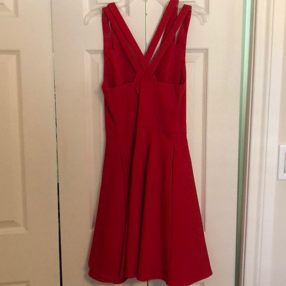 Adeline Rae asymmetrical fit and flare dress! - Picture 2 of 4